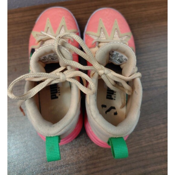 Puma X Scoot Zeros Georgia Peach Pink Kids Basketball Shoe Size 12C - Picture 5 of 9